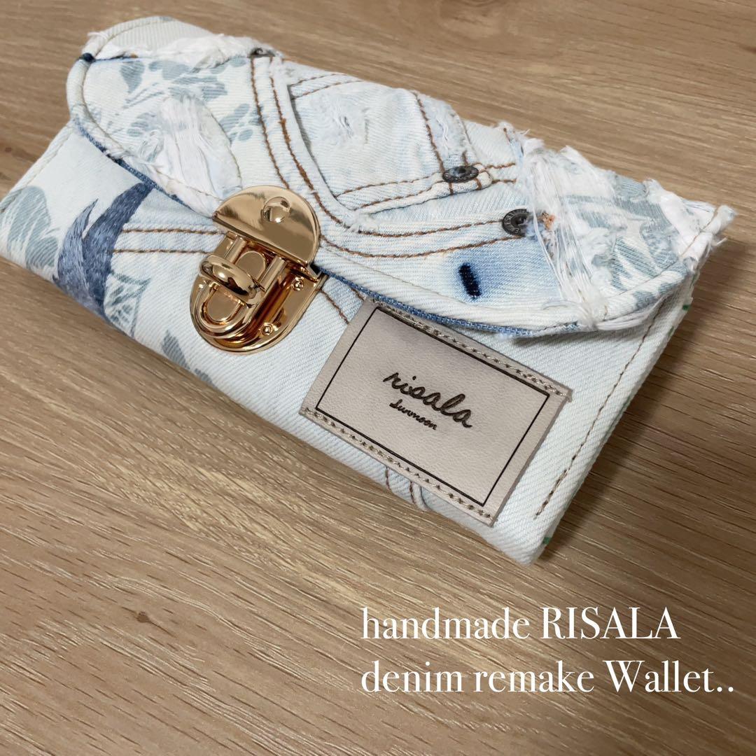 デニム リメイク 長財布