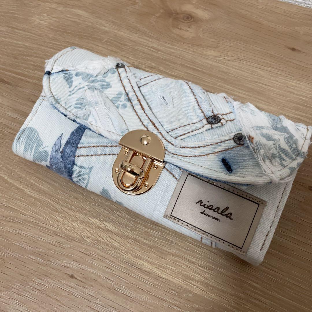 デニム リメイク 長財布