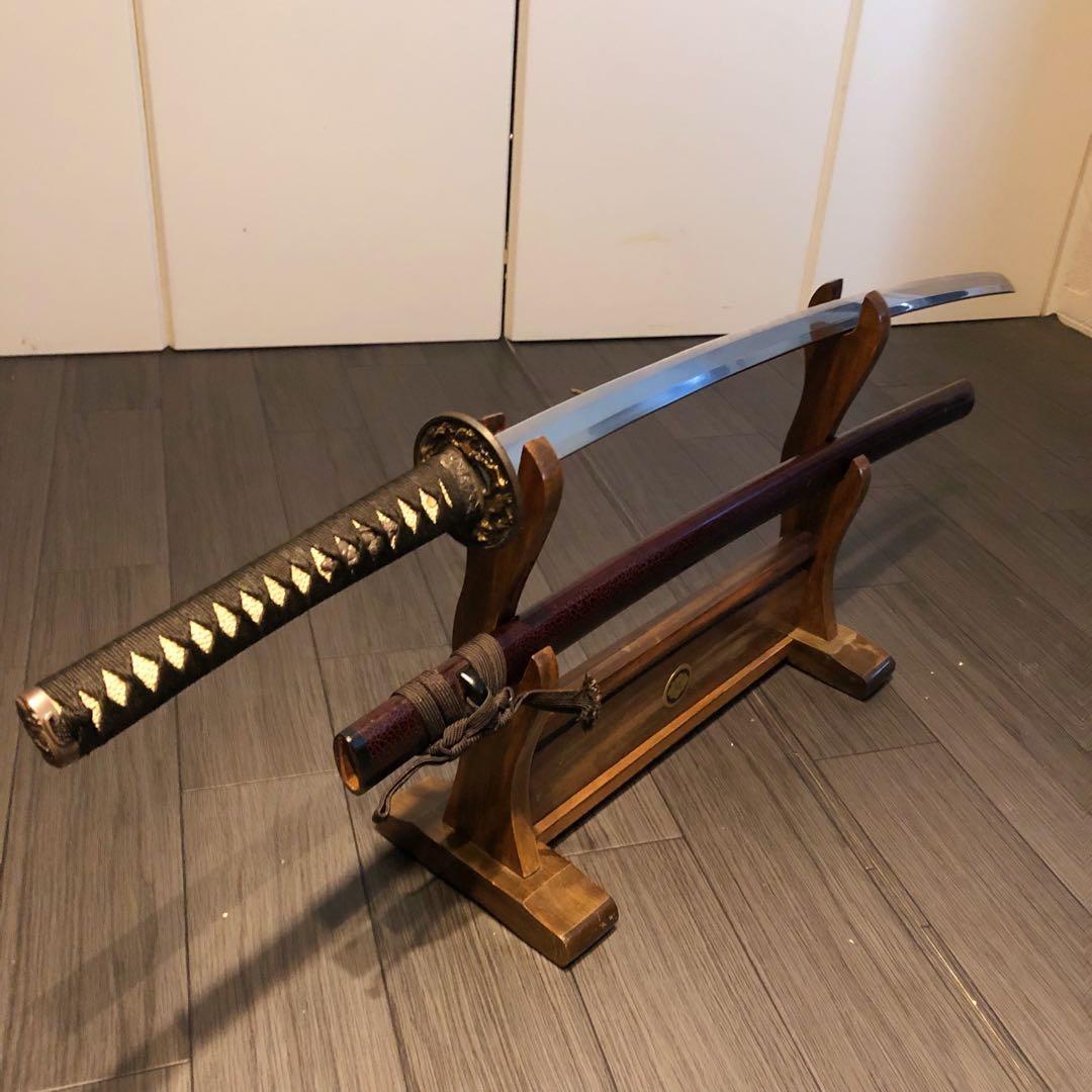 高級模造刀　高級居合刀　研波刃　合金　本格