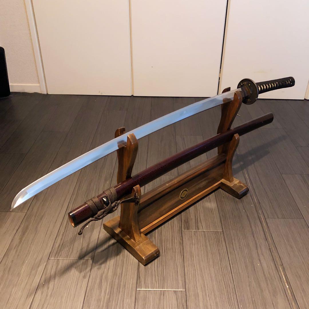 高級模造刀　高級居合刀　研波刃　合金　本格