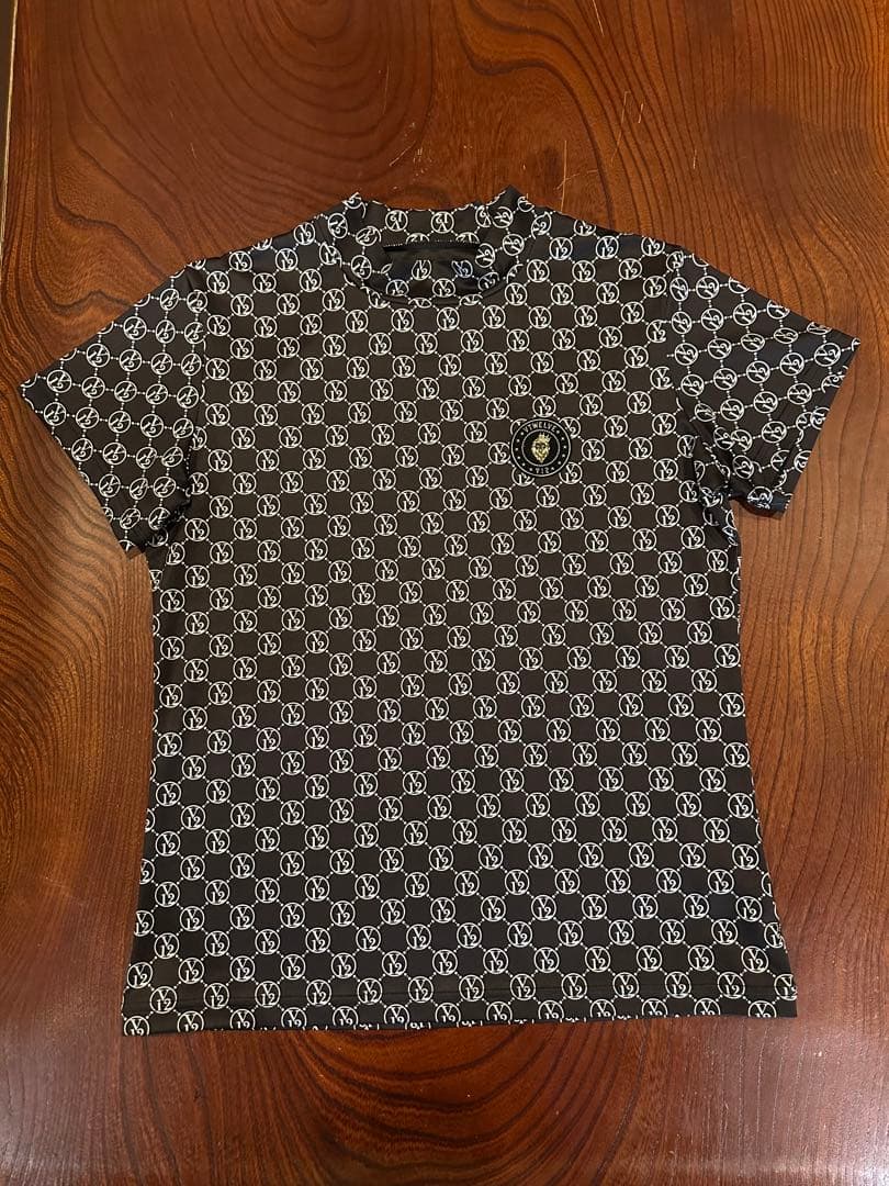 V12 モックネック 半袖シャツ サイズ2