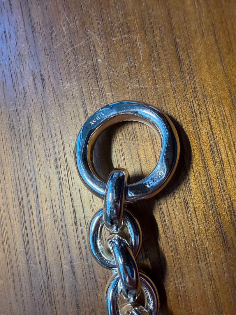 アクセサリー LAVER 15MM CABLE CHAIN T BAR Lsize