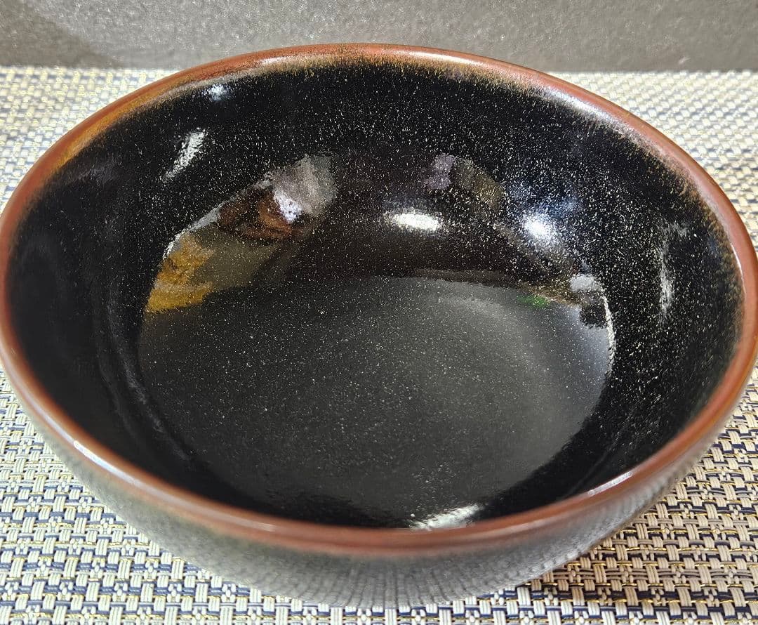 薩摩焼　薩摩焼宗家　十四代 沈寿官 造　黒薩摩　茶碗　茶道具　茶器