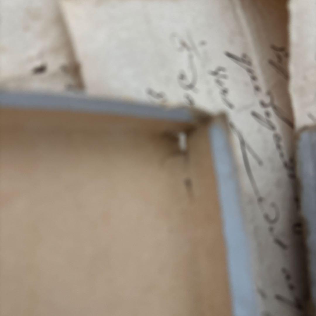 アンティーク雑貨 Old shabby paper box.