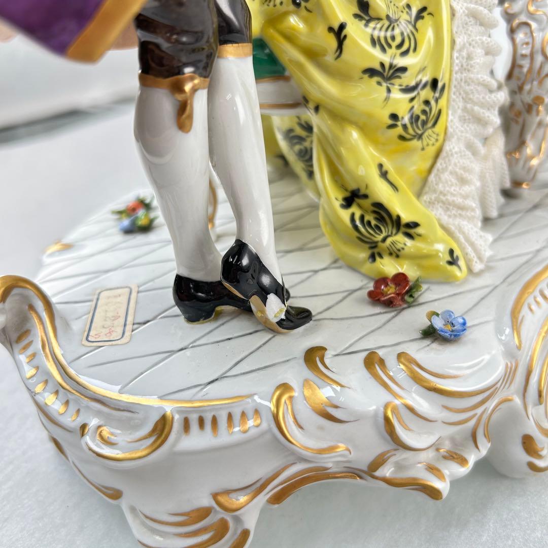 ロココ調 陶磁器 音楽家 フィギュア