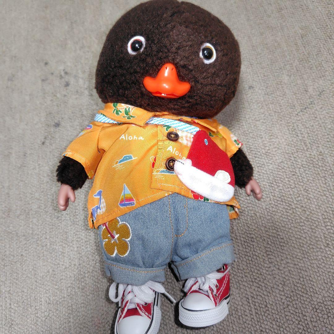 東京トガリ ノラくんのリアルサイズぬいぐるみ アロハシャツ