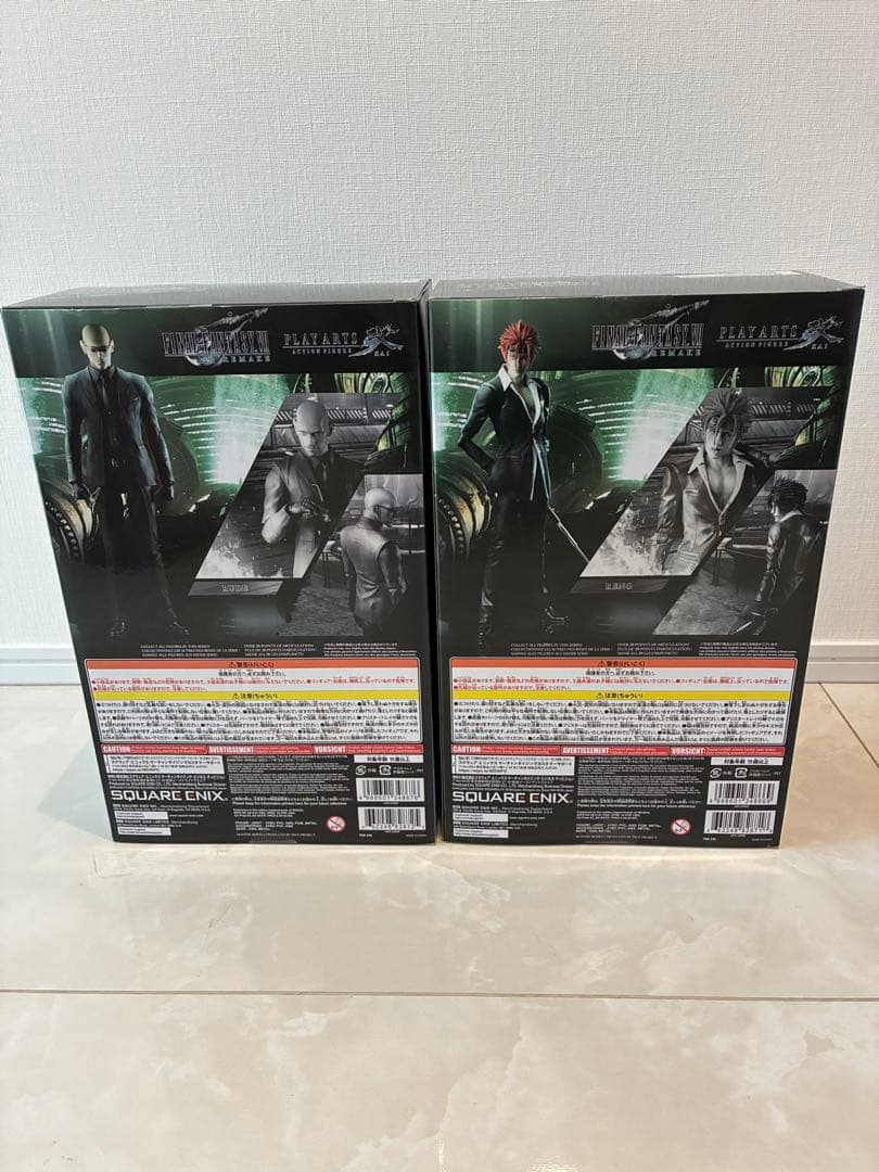 ファイナルファンタジー7 FF7 レノ ルード プレイアーツ改 神羅 新品未開封