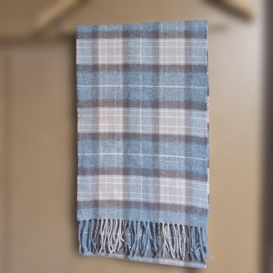 未使用品　JOHNSTONS OF ELGIN ジョンストンズ　カシミヤマフラー