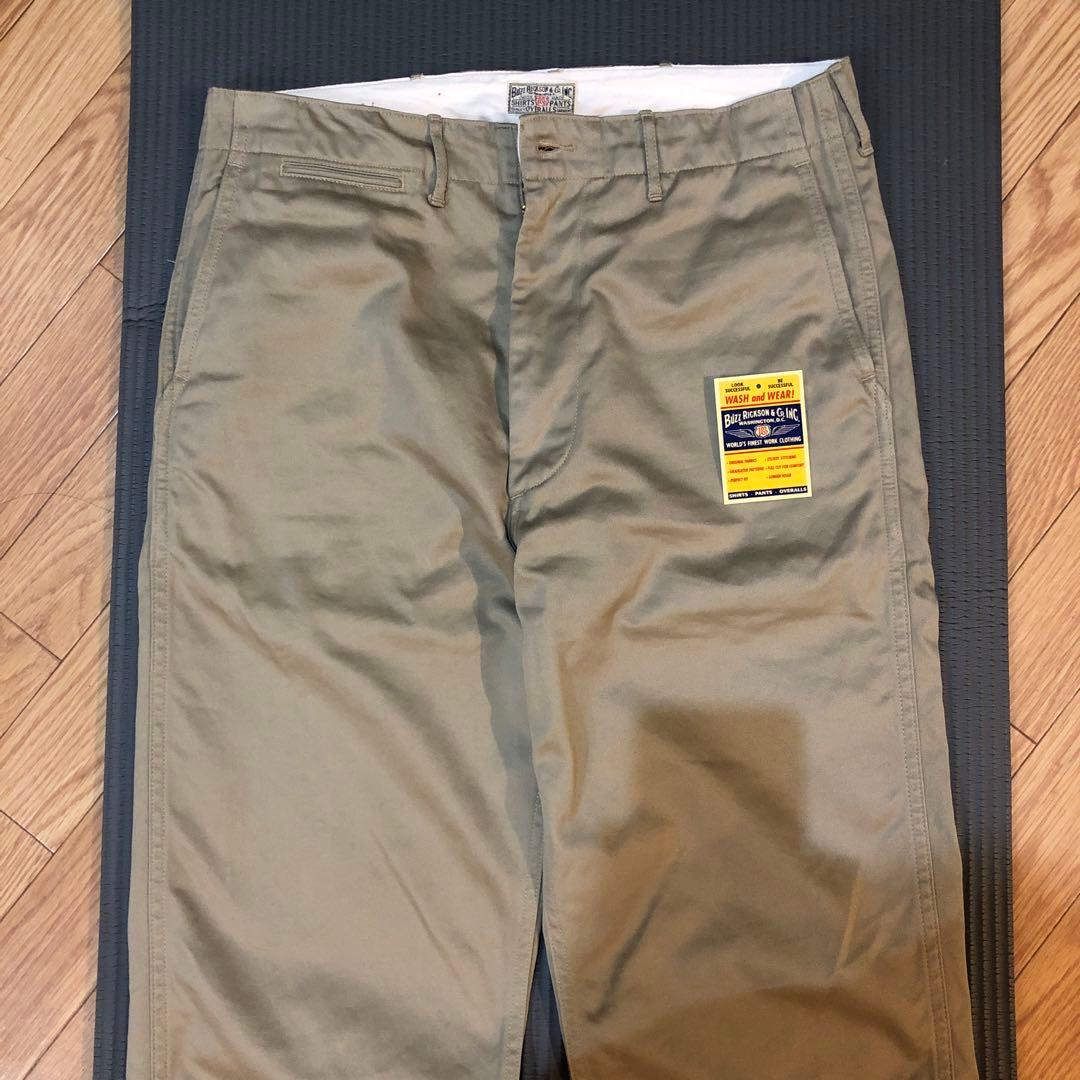 バズリクソン チノパン カーキW34