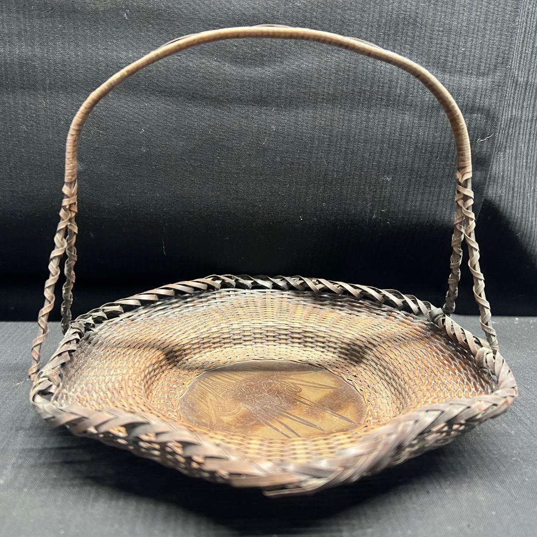 〇Ea右1050 時代 銅製 菓子器