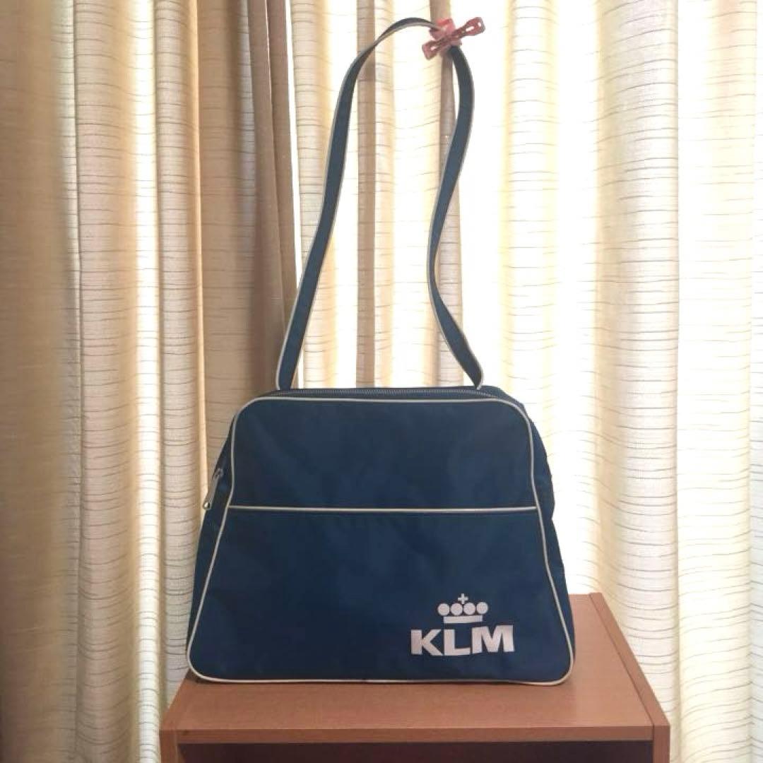 美品***ビンテージ　KLM エアラインバッグ　超レア