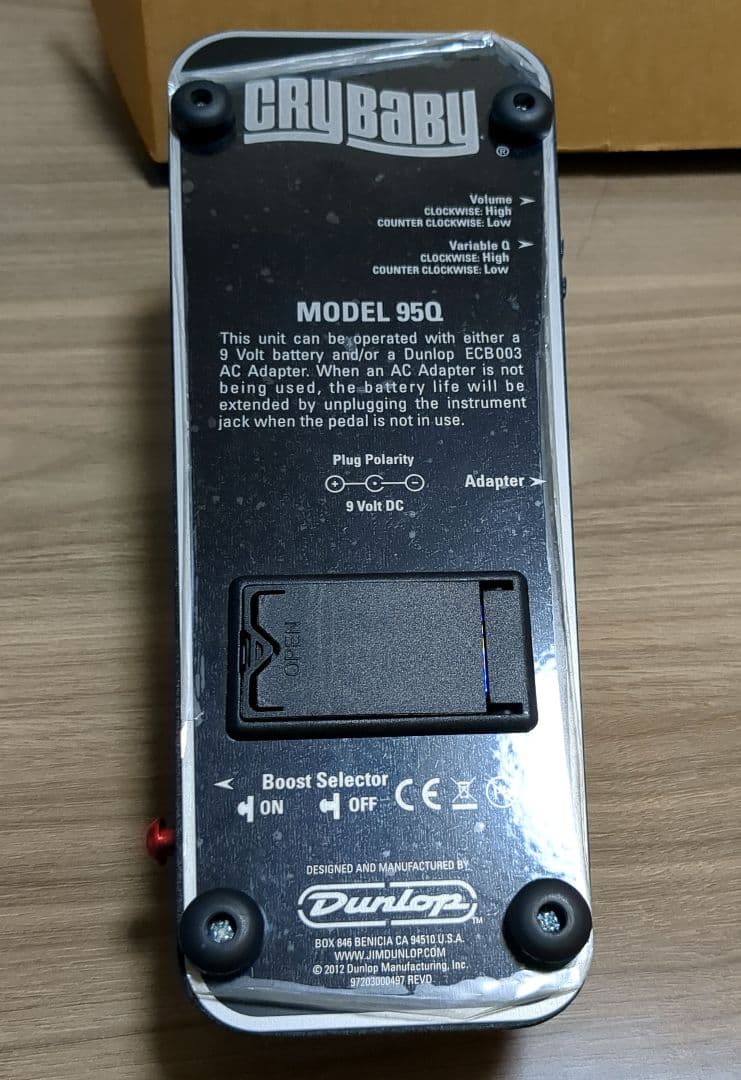 Cry Baby 95q ワウペダル ブラック