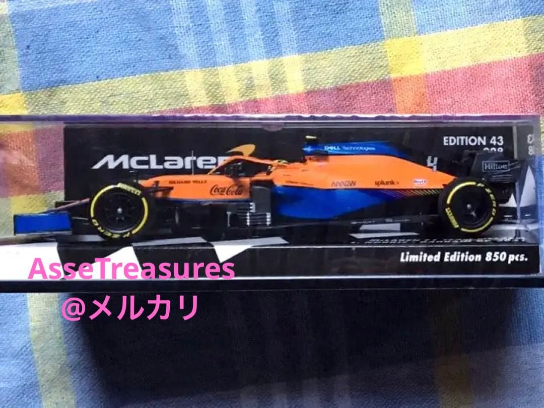 ミニチャンプス 1/43 マクラーレンMCL35M ランド・ノリス 850個限定
