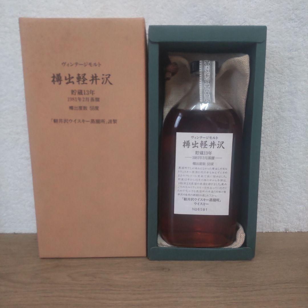 古酒　樽出軽井沢 1981年製造 貯蔵13年 ウイスキー