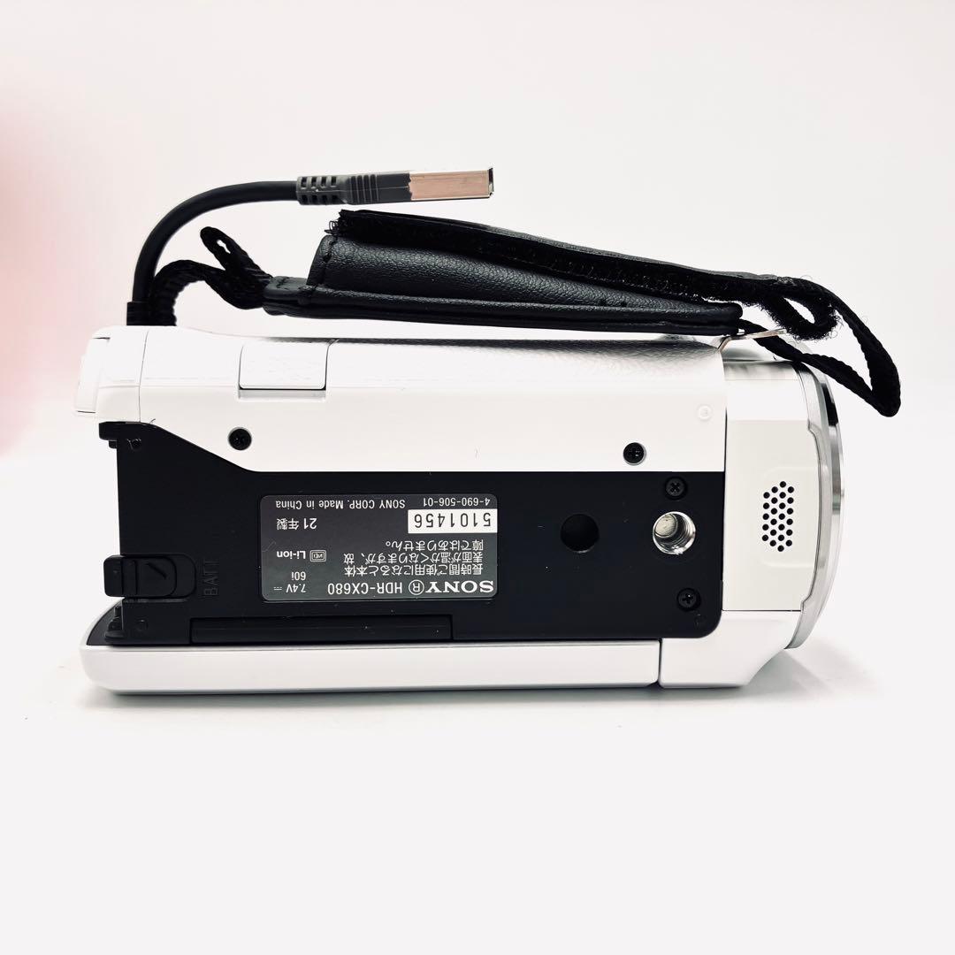 Wi-Fi対応♪ SONY HDR-CX680 ホワイト