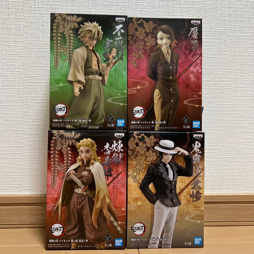 「未開封」鬼滅の刃 煉獄杏寿郎 フィギュア ほか4体セット