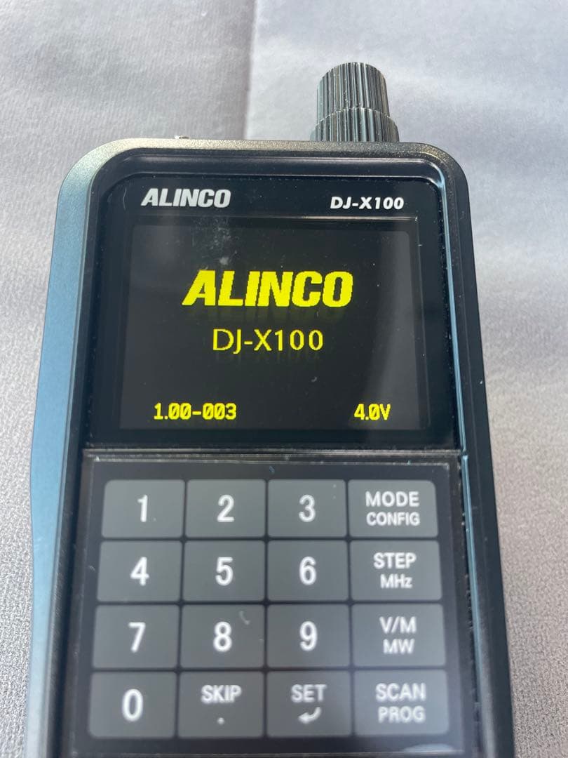 ALINCO デジタル受信機　DJ-X100 受信改造済み　拡張済み