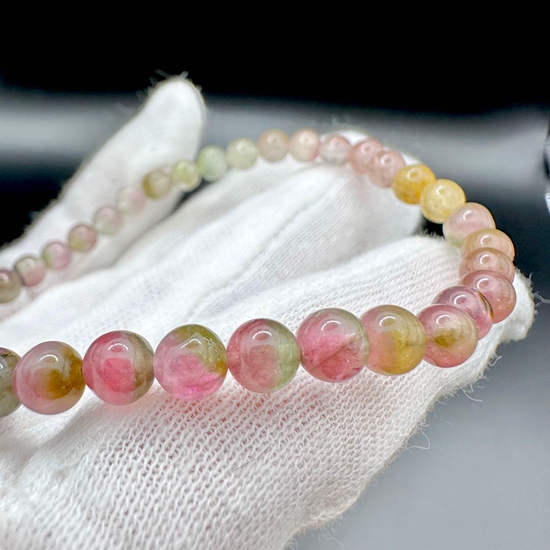 バイカラートルマリン　ブレスレット