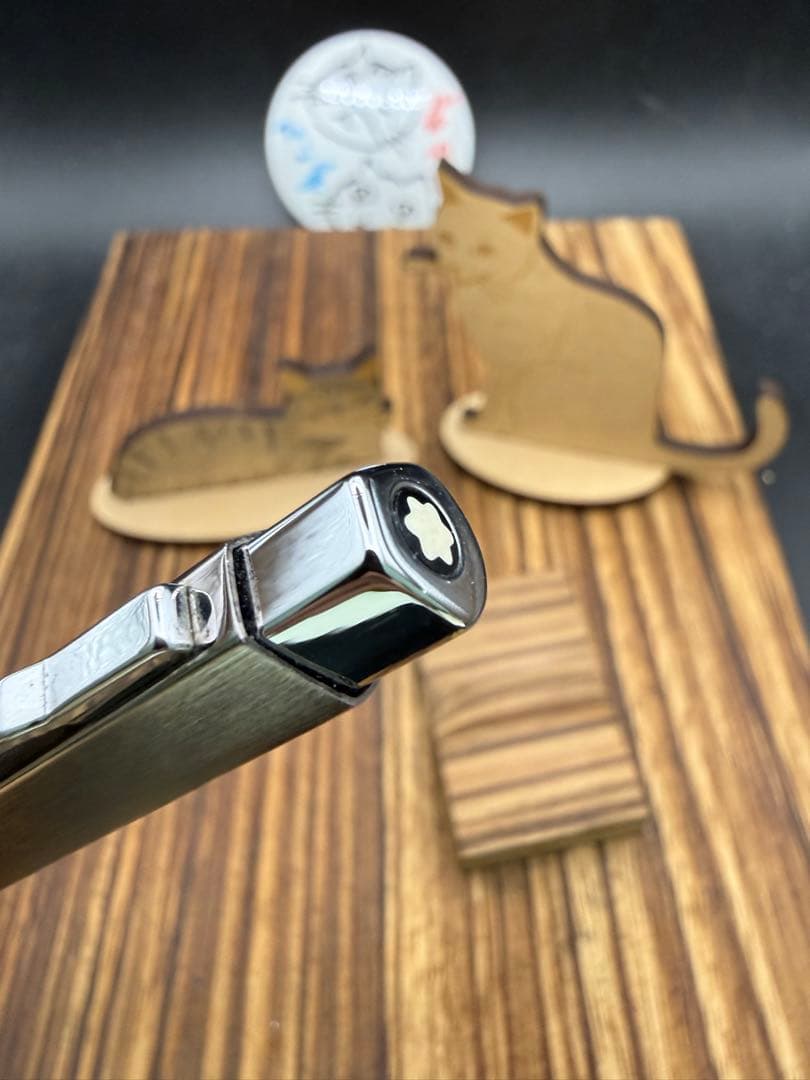 MONTBLANC ボールペン レオナルド No20220 スタニウム仕上