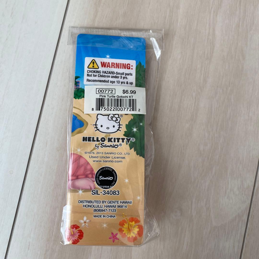 キティ　根付　ハワイ　カメ