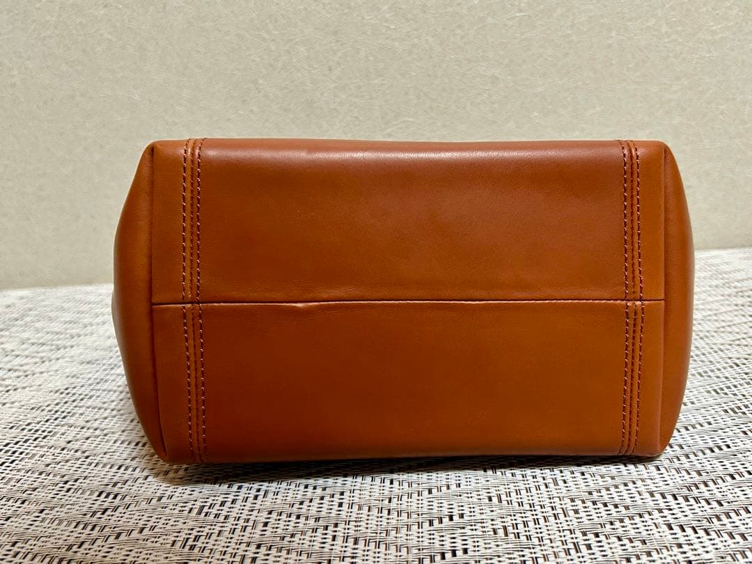 COACH オールドコーチ レザー バッグ キャメル 101-31 ポーチ付き