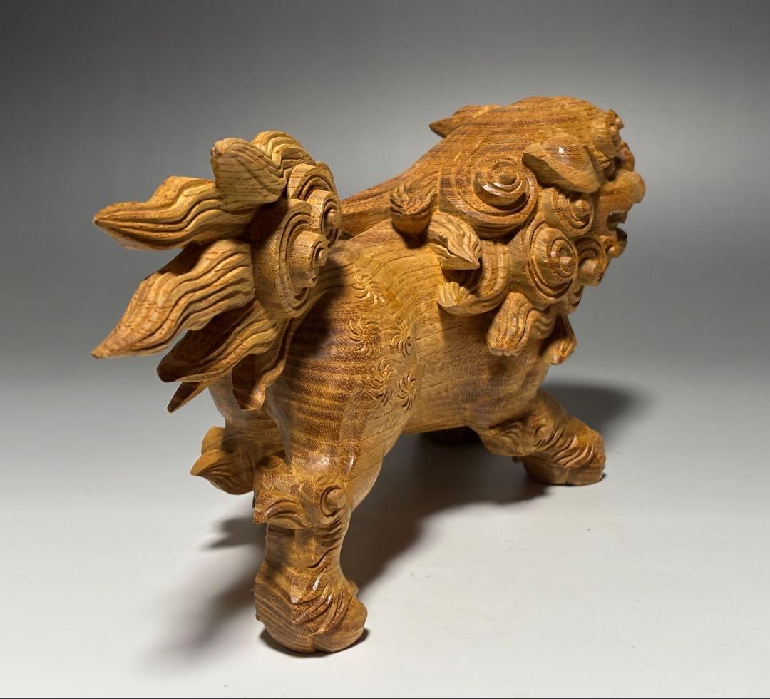 【 木彫 唐獅子 】 山車 祭屋台 だんじり 地車 社寺彫刻 宮彫