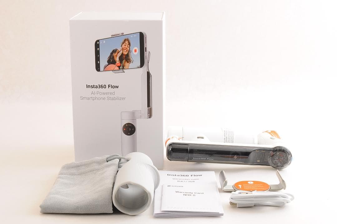美品 Insta 360 Flow スマホ用 ジンバル スタビライザー 4059