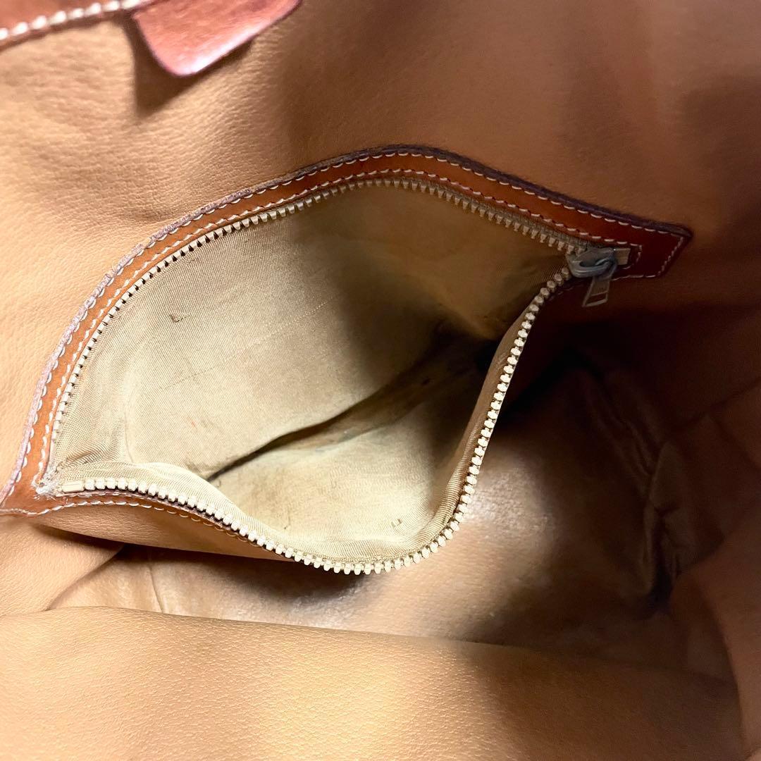 セリーヌ ワンショルダーバッグ 巾着 マカダム トリオンフ レザー PVC ロゴ