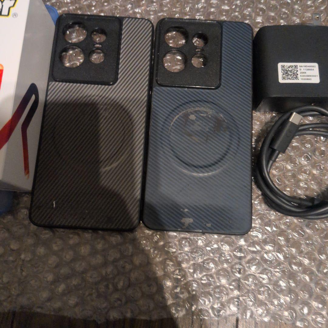 Motorola スマートフォン 青 充電器付き