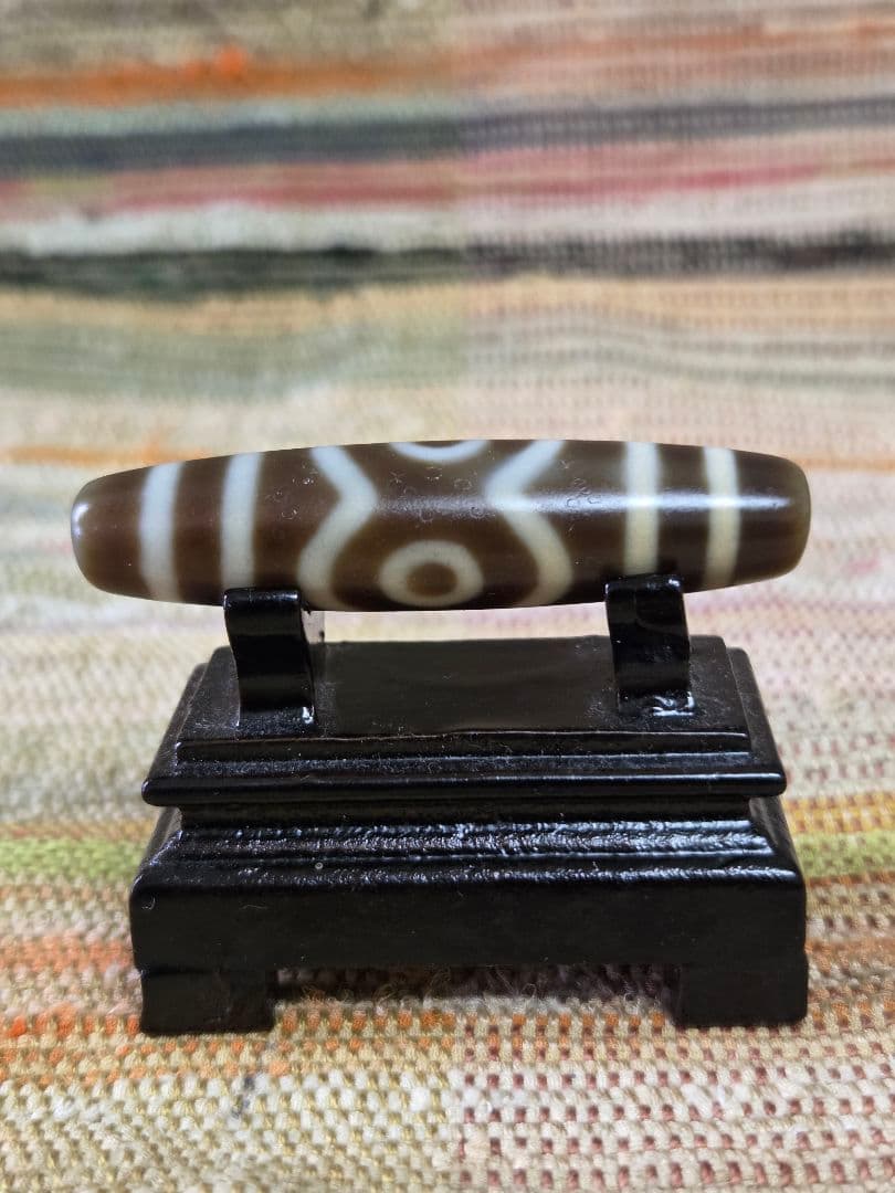 063　天珠　正統派　三眼天珠　dzibeads！