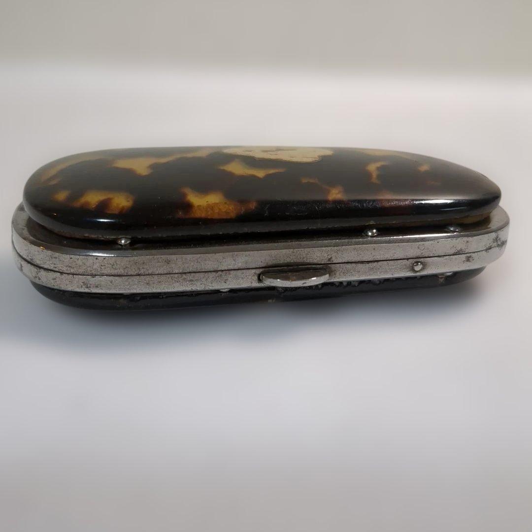 本鼈甲 小銭入れ ヴィンテージ 古美術