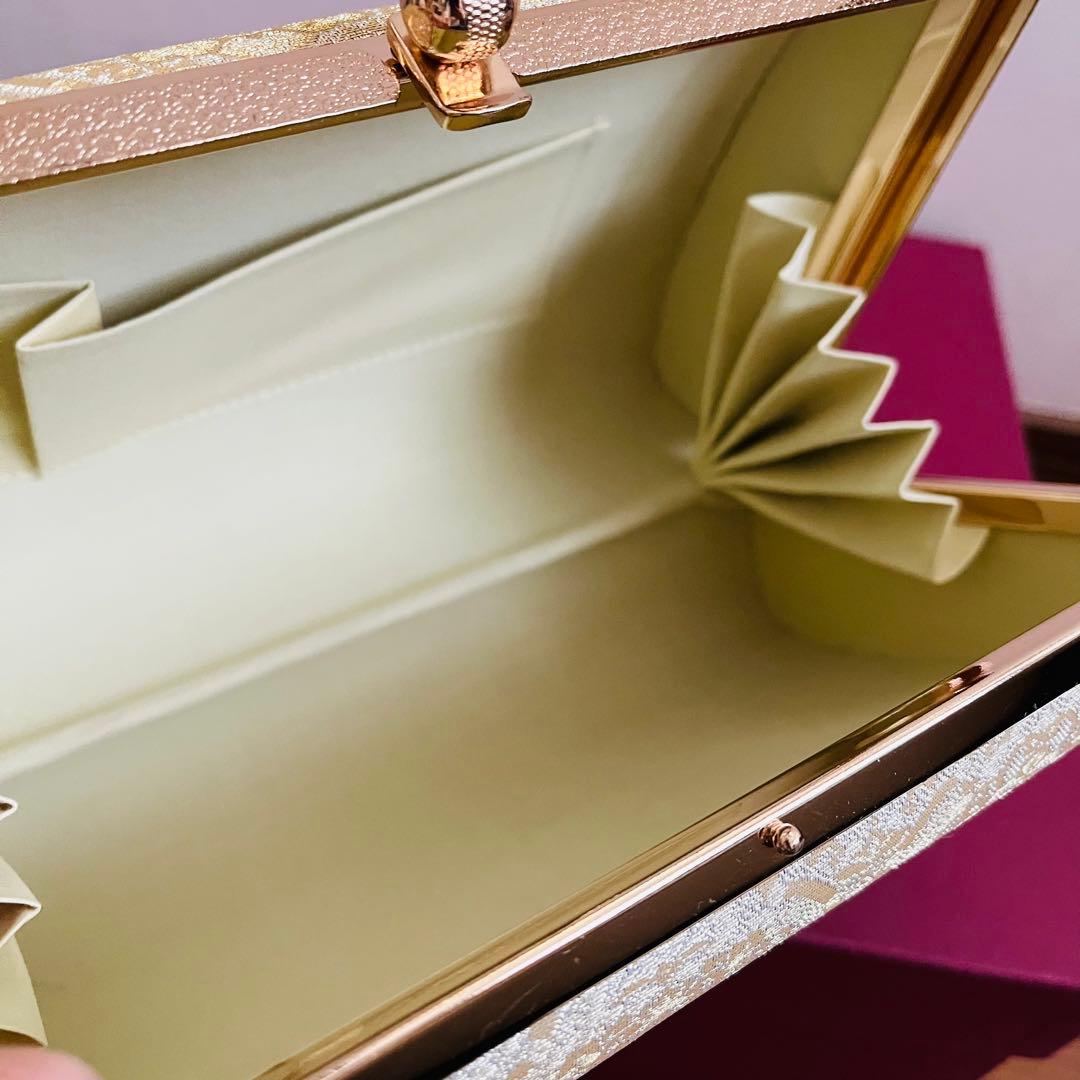 【美品】礼装用草履バッグ　結婚式　黒留袖 フォーマル　M.Lサイズ