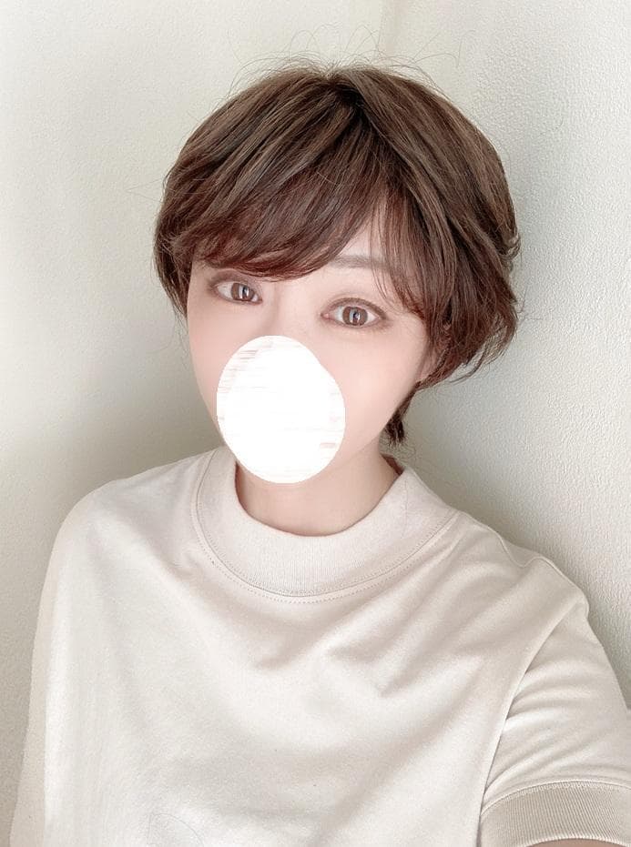 らむね　ジュリアオージェ　人毛MIX　クレバーショート　ナチュラルブラウン