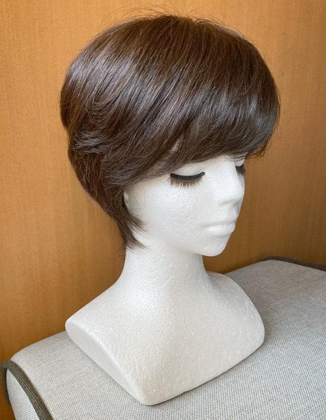 らむね　ジュリアオージェ　人毛MIX　クレバーショート　ナチュラルブラウン