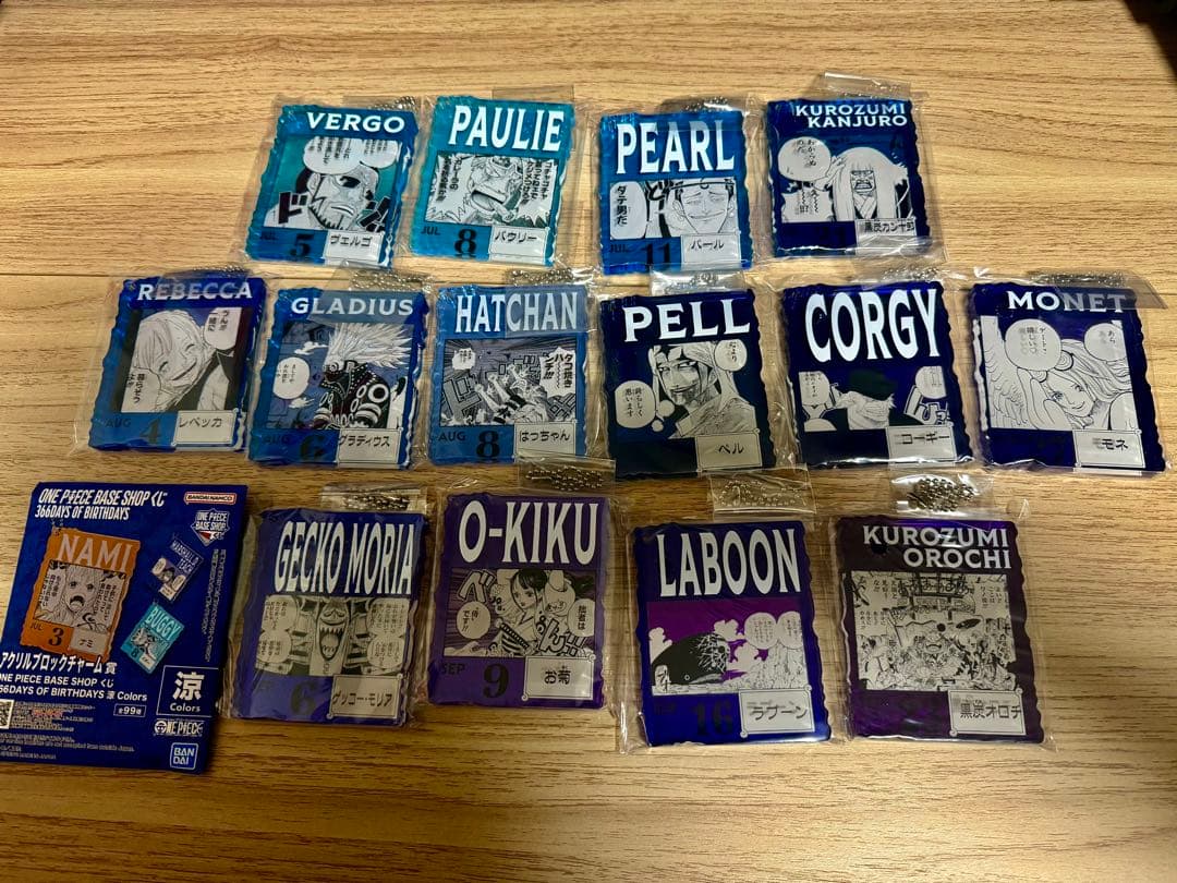 れ*じ様 ONE PIECE BASE SHOP くじ アクリルブロック