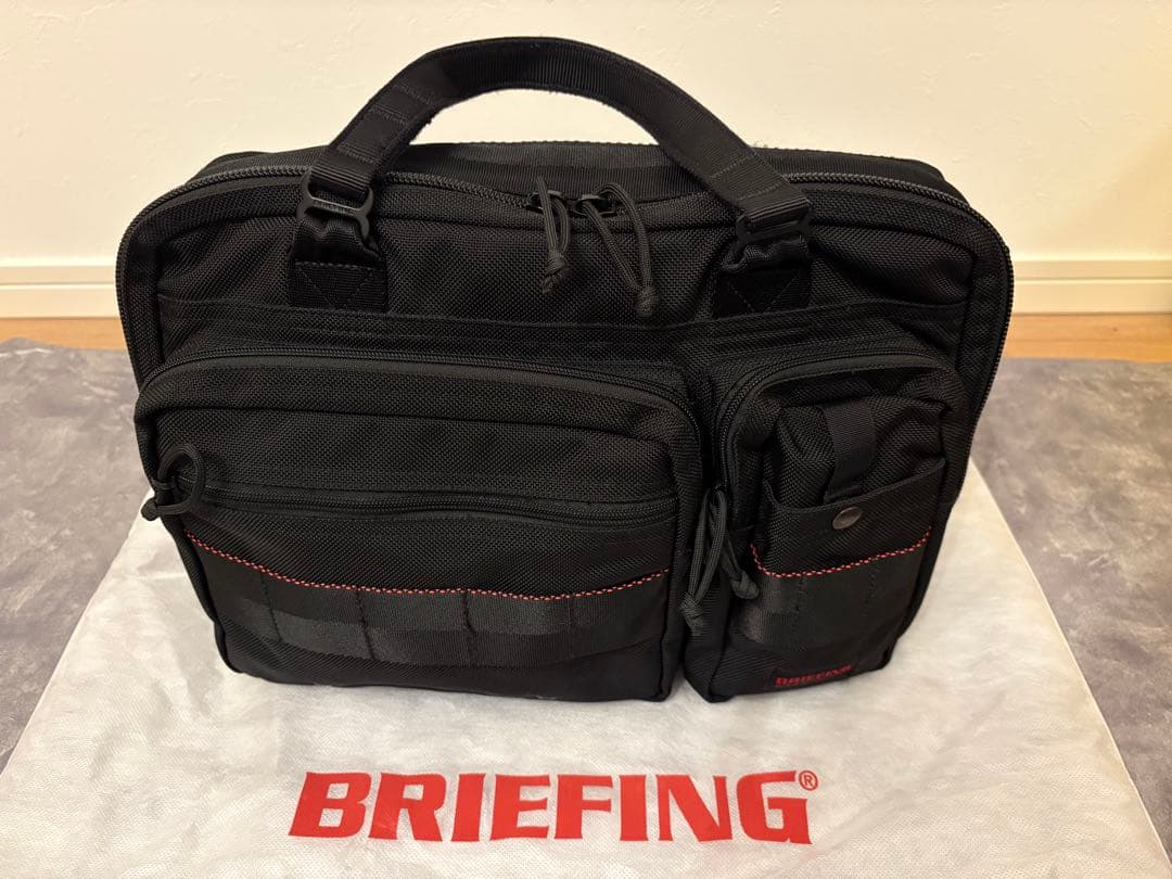 美品 BRIEFING_2WAY_ビジネス_ショルダーバッグ_ブリーフィング