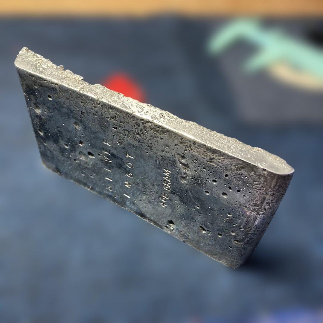 \(//∇//)\…世界に一つだけのオリジナル銀塊だょぉ〜銀製作…パート2