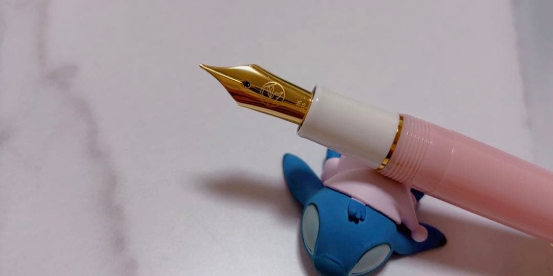 ペントノートオリジナル万年筆　ゆきのしたでミニ　中字