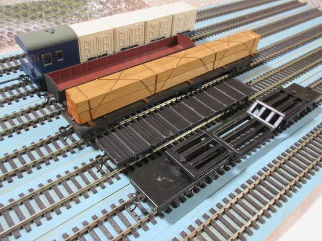 国鉄 オハ35系客車(座席車) 4両セット (ブルー) HOゲージ　未走行車