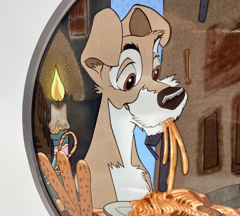 ★貴重★ わんわん物語 ステンドグラス グラスマスターズ 1990年代