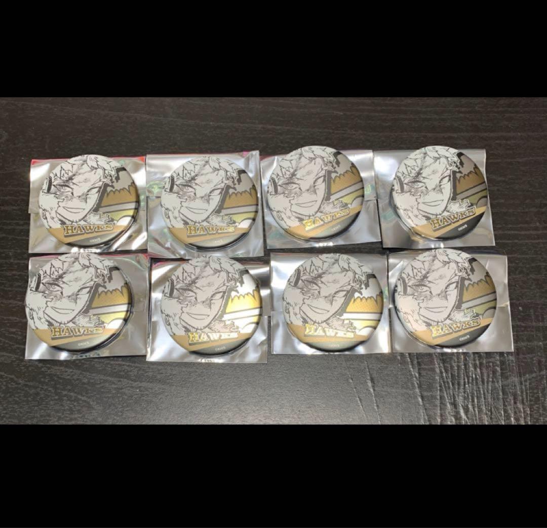 ヒロアカ　デコレクション缶バッジ 第2弾 ホークス　8個セット　ジャンプショップ