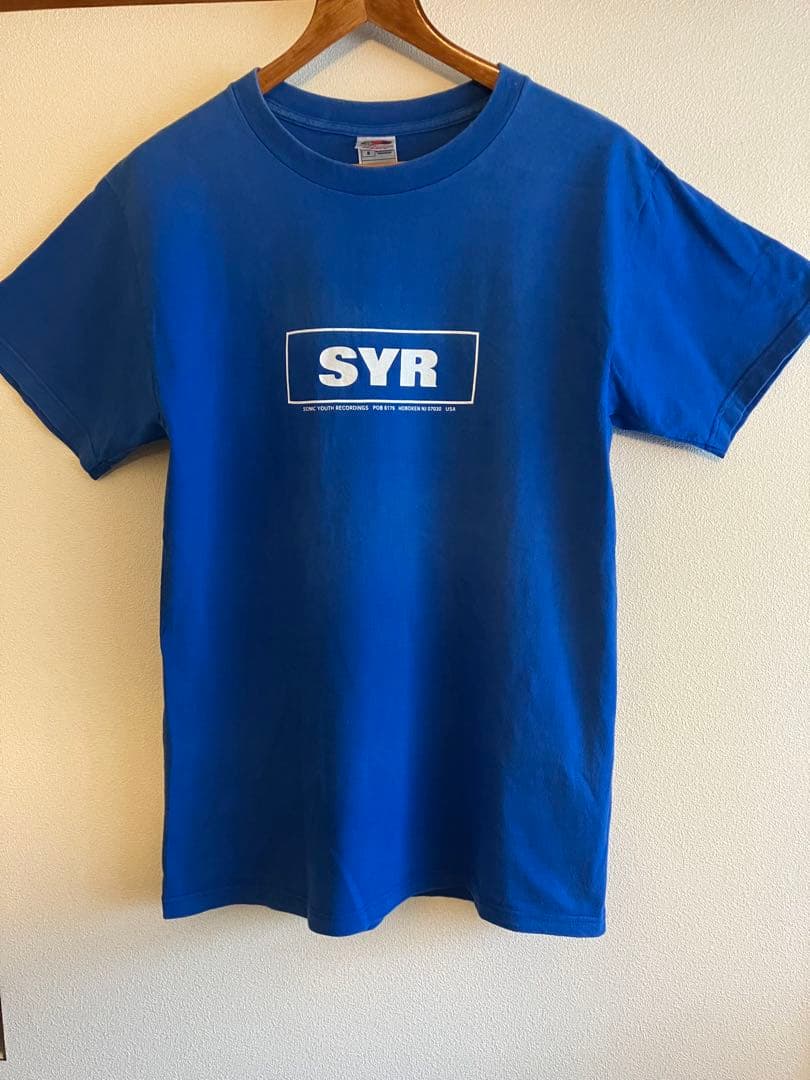 SONIC YOUTH RECORDINGS Tシャツ　Mサイズ　ブルー