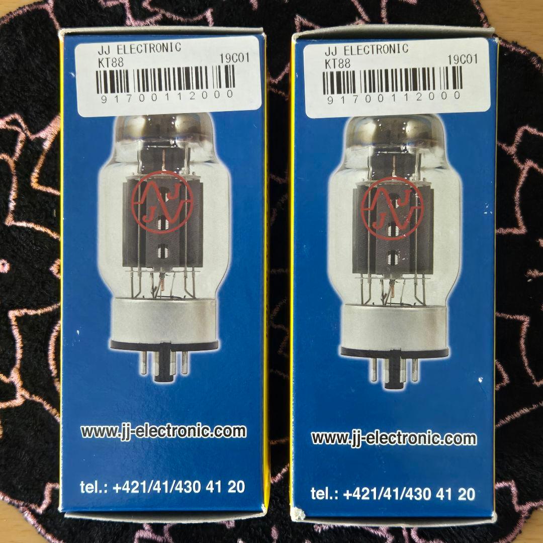 JJ ELECTRONIC KT88 真空管 2本マッチングセット
