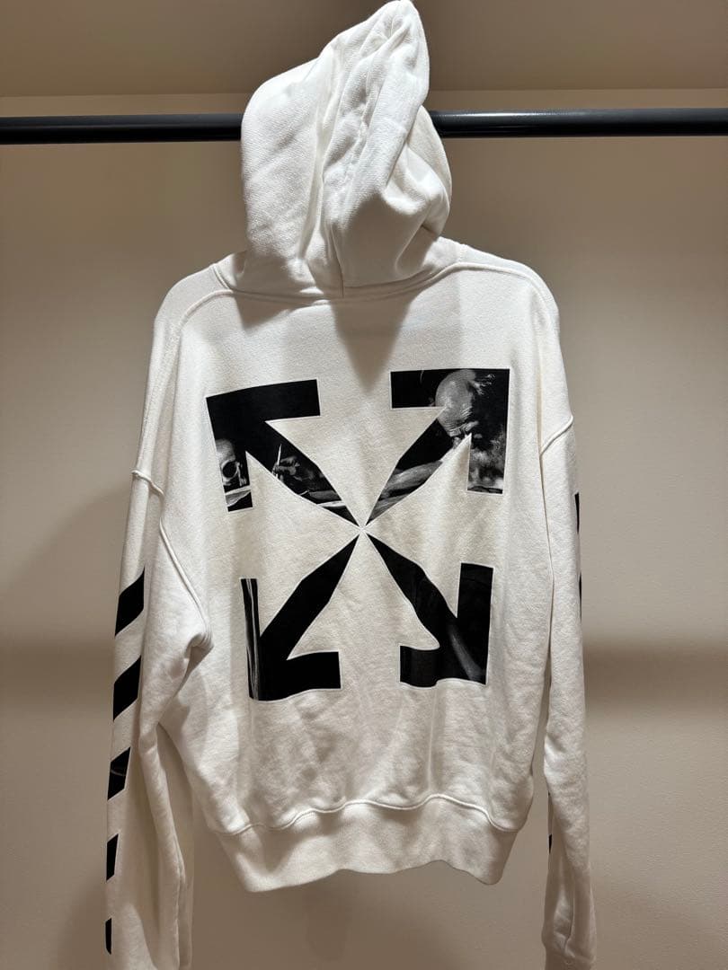 Off-White フーディー ホワイト