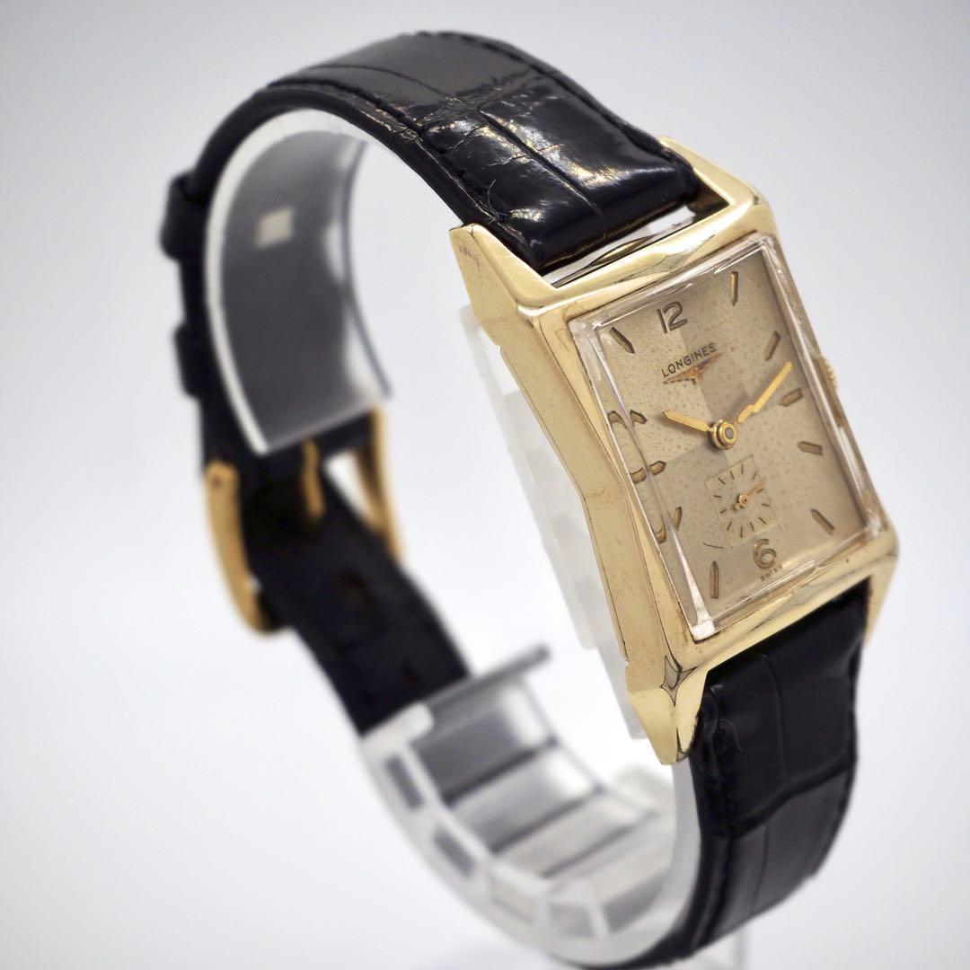 87 稼働 LONGINES　メンズ時計　手巻き　箱付き　ヴィンテージ　ゴールド
