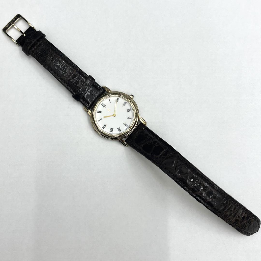 ★YSL イヴサンローラン 4625-E67731 腕時計 白文字盤 稼働品