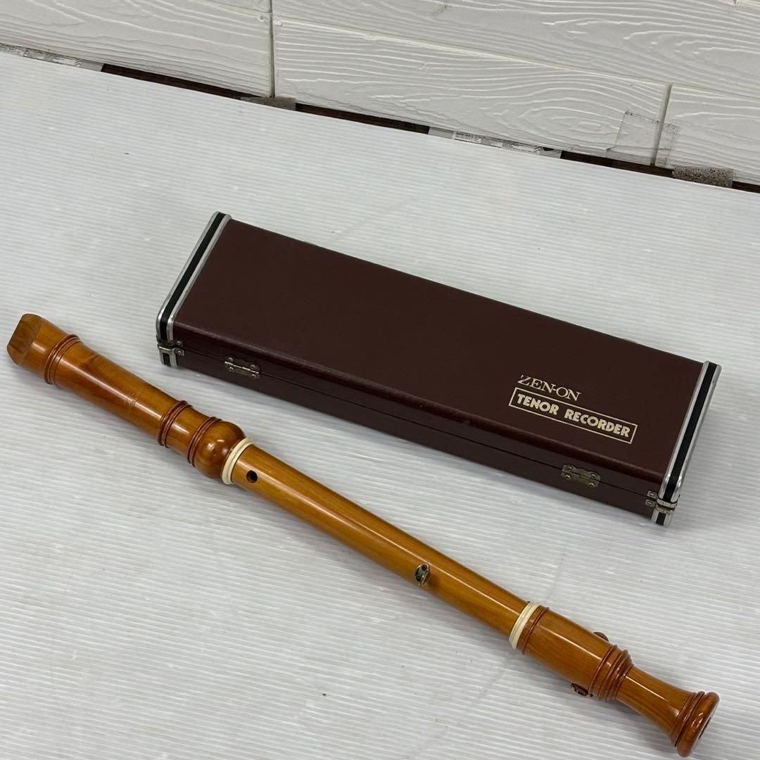 ZEN-ON テナーリコーダー RECORDER ゼンオン 木製