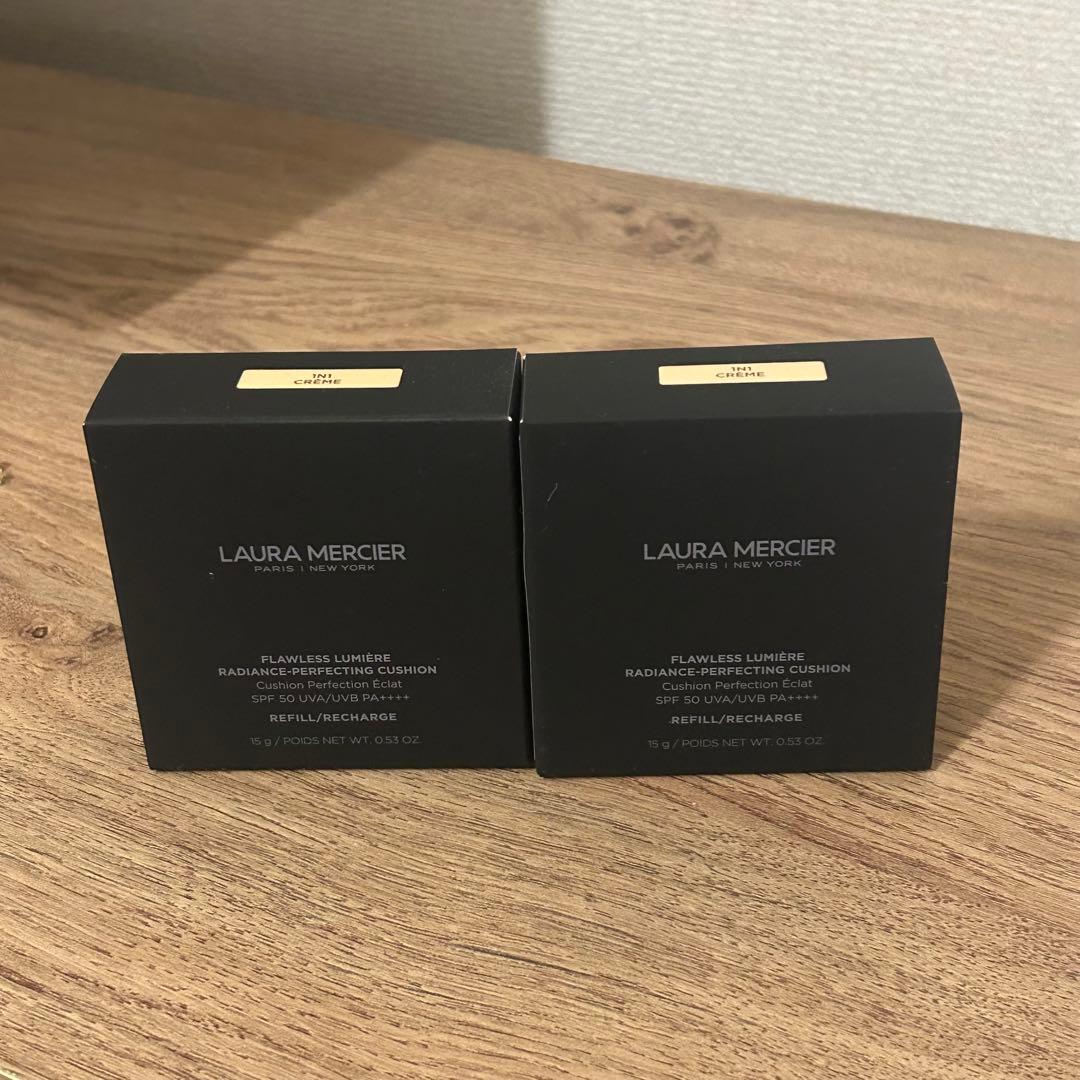 ローラメルシエ　フローレスルミエールクッションファンデレフィル1N1 2個セット