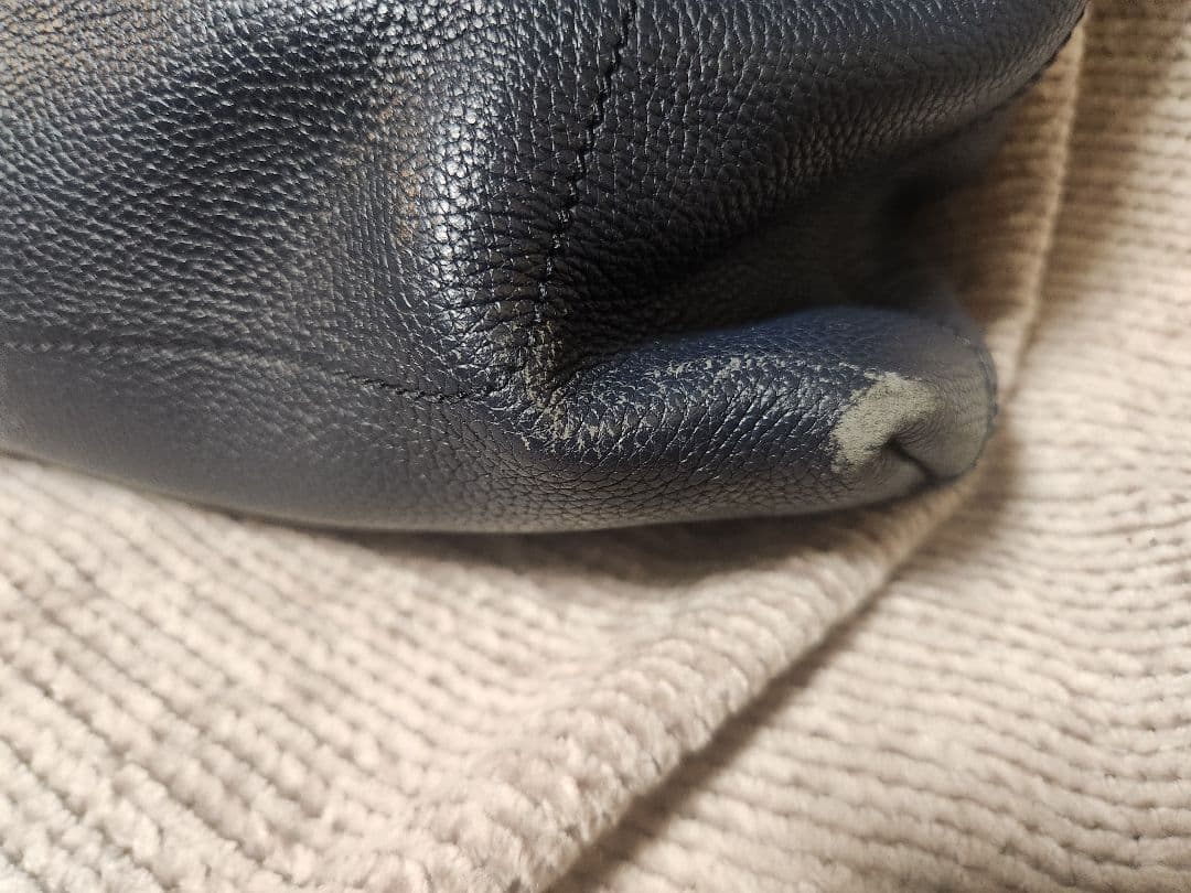 入手困難✨ ダンヒル ベルク ビジネスバッグ レザー A4資料 銀ロゴ ネイビー