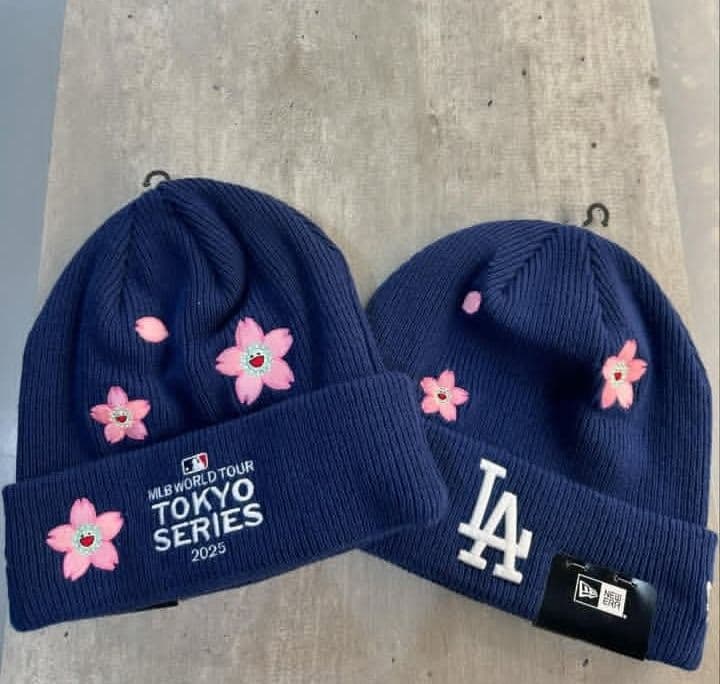 村上隆 MLB ワールドツアー 東京シリーズ 2025 ドジャース ビーニー ④